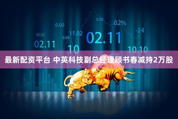 最新配资平台 中英科技副总经理顾书春减持2万股